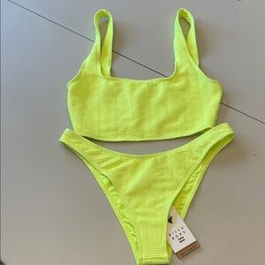 Billabong Bright Yellow Bikini Set
